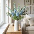 Dirbtinė Larkspur Blue Dirbtinė gėlė Delphinium 130cm | Floristik24.lt