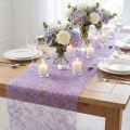 Deco fleece Sizoweb stalo takelis violetinis 30cm 5m | Floristik24.lt