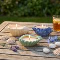 Citronella Candle Shell Keraminė lauko žvakė 14cm 3vnt | Floristik24.lt