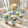 Dekoratyvinis kištukas baby blue 5cm L25cm 20 vnt | Floristik24.lt