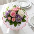 Biedermeier rankogaliai batika Ø20,5cm 25 vnt | Floristik24.lt