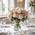 Dagties siūlas Glamour Pink/Silver su viela 33m | Floristik24.lt