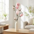 Dirbtinės magnolijos šakelė rožinės gėlės Ø8cm L100cm | Floristik24.lt