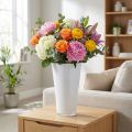 Vaza “Fizzy” Ø20cm H35cm balta 1 vnt | Floristik24.lt