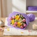 Rondella rankogaliai Ø38cm violetiniai 50vnt | Floristik24.lt