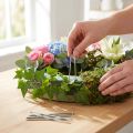 Gebenės adatos, 60 mm cinkuotos floristų adatos vijokliniams augalams, 400 g | Floristik24.lt