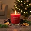Kvapi žvakė stiklinėje kvapnioje žvakėje Christmas Apple Spice H8cm | Floristik24.lt
