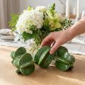 Žvaigždžių vaisių karambolos keramikos dekoracijų rinkinys, 10 cm, žalias, 3 dalių | Floristik24.lt