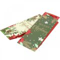 Floristik24 Dovanų maišeliai Kalėdų dovanų maišelis Merry Christmas 12×36cm 2vnt