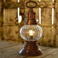 Floristik24 LED uragano žibintas, metalinė lempa, dekoratyvinė šviesa, vintažinė išvaizda Ø12,5cm H30cm