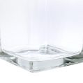 Floristik24 Stiklo kubeliai skaidrūs 8cm x 8cm x 8cm 6vnt