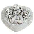 Floristik24 Kapo papuošalų širdelės su angelu 9cm 3vnt