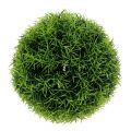 Floristik24 Žolės kamuoliukas dekoratyvinis rutulys dirbtinis žalias Ø18cm 1vnt