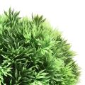 Floristik24 Žolės kamuoliukas dekoratyvinis rutulys dirbtiniai augalai žalias Ø15cm 1vnt