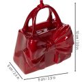 Dekoratyvinė rankinė su kaspinu pakabinimui, 10 cm | Floristik24.lt