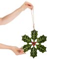 Kalėdinė dekoracija bugieniui, kabinama, 26 cm | Floristik24.lt