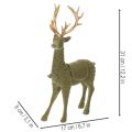 Dekoratyvinė elnio figūrėlė su ragais, 31 cm | Floristik24.lt