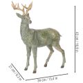 Elnio figūrėlė, dekoratyvinė, stovinti, detali, 43 cm | Floristik24.lt