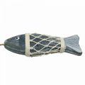 Floristik24 Medinės žuvytės deko, deko žuvytės pakabinimui 16,5cm