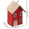Pakabinamų namų dekoracijų rinkinys, skandinaviško stiliaus, 7 cm, 6 dalys | Floristik24.lt