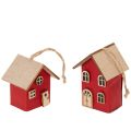 Pakabinamų namų dekoracijų rinkinys, skandinaviško stiliaus, 7 cm, 6 dalys | Floristik24.lt