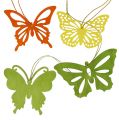 Floristik24 Mediniai drugeliai pakabinti 8cm - 10cm 24vnt