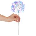 Dirbtinės hortenzijos žydinčios šakelės vaivorykštinėmis spalvomis, 36 cm, 2 vnt. | Floristik24.lt