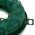 Floristik24 OASIS® IDEAL universalus žiedas gėlių putų vainikas žalias H4cm Ø18.5cm 5vnt.