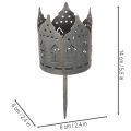 Arbatinės žvakutės su smaigaliu, namelio formos, kolonėlės formos, 6 cm, 2 vnt. | Floristik24.lt