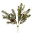Floristik24 Dirbtinė eglės šakelė su kankorėžio dekoracija, 41 cm
