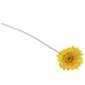 Floristik24 Dirbtinės gėlės Gerbera geltona 45cm
