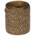 Garbanota juostelė, leopardo raštas, dovanų juostelė kūrybiškam pakavimui, 10 mm, 100 m | Floristik24.lt