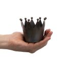 Metalinė karūnėlė, maža dekoratyvinė karūnėlė stalo papuošimui, 10 cm | Floristik24.lt