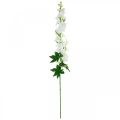 Floristik24 Dirbtinės delphinium baltos delphinium dirbtinės gėlės šilko gėlės 98cm