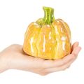 Moliūgo figūrėlė rudens stalo dekoravimui, rudens dekoras, 10 cm, 2 dalys | Floristik24.lt
