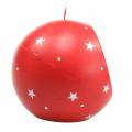 Floristik24 Kalėdinis kamuolys pakabinti sniego senį ir LED raudoną Ø14cm Baterijoms