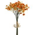 Gypsophila dirbtinės gėlės Gypsophila Orange L30cm 6 vnt