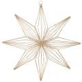 Floristik24 Dekoratyvinė LED žvaigždė, pagaminta iš vielos, skirta pakabinti, naudoti viduje, maitinama baterijomis, 51 cm