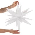 LED žvaigždė Kalėdų žvaigždė šiltai balta laikmatis lauko 60 cm | Floristik24.lt