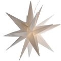 LED žvaigždė Kalėdų žvaigždė šiltai balta laikmatis lauko 60 cm | Floristik24.lt