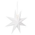 Floristik24 Pakabinama LED žvaigždė su laikmačiu, šiltai balta, lauko, 38 cm