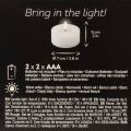 LED XL arbatinės žvakės,