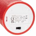 Raudona LED žvakė su laikmačiu