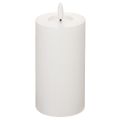 LED koloninė žvakė, mirksinti, su laikmačiu, Ø7cm, 16cm | Floristik24.lt