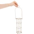 Sodo žibintas, metalinis vėjo šviestuvas, Ø8,5 cm, aukštis 23/18,5/14,5 cm, 3 dalių rinkinys | Floristik24.lt