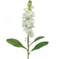 Levkoje Balta dirbtinė gėlė Dirbtinio stiebo gėlė 78cm