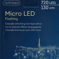 Floristik24 Šviesos kaskados Micro-LED šaltai baltas 720 H130cm