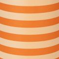Antrankių popieriaus ritinėlis, oranžinės spalvos dryžuotas, 25 cm x 100 m | Floristik24.lt