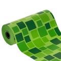 Floristik24 Atlenkiamas popierius gėlių puokštėms su mozaikiniu raštu, 25 cm x 100 m