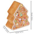 Kalėdinė forma, sausainių forma, eglutė ir namelis, meduolio formos, 14 cm, 2 vnt. | Floristik24.lt